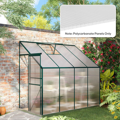 14 Double-Walled Polycarbonate Honeycomb Panels 4mm, UV-Resistant, Customizable, Transparent, Each Panel Size 121L x 61W cm