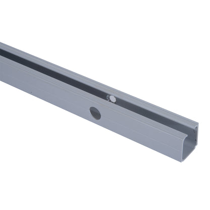 Complete Wooden Sliding Door Kit Hardware Galandage System for Door Thickness 35-45 mm Max Load 75 kg Rail Rollers Screws 200 x 3.05 cm Brown