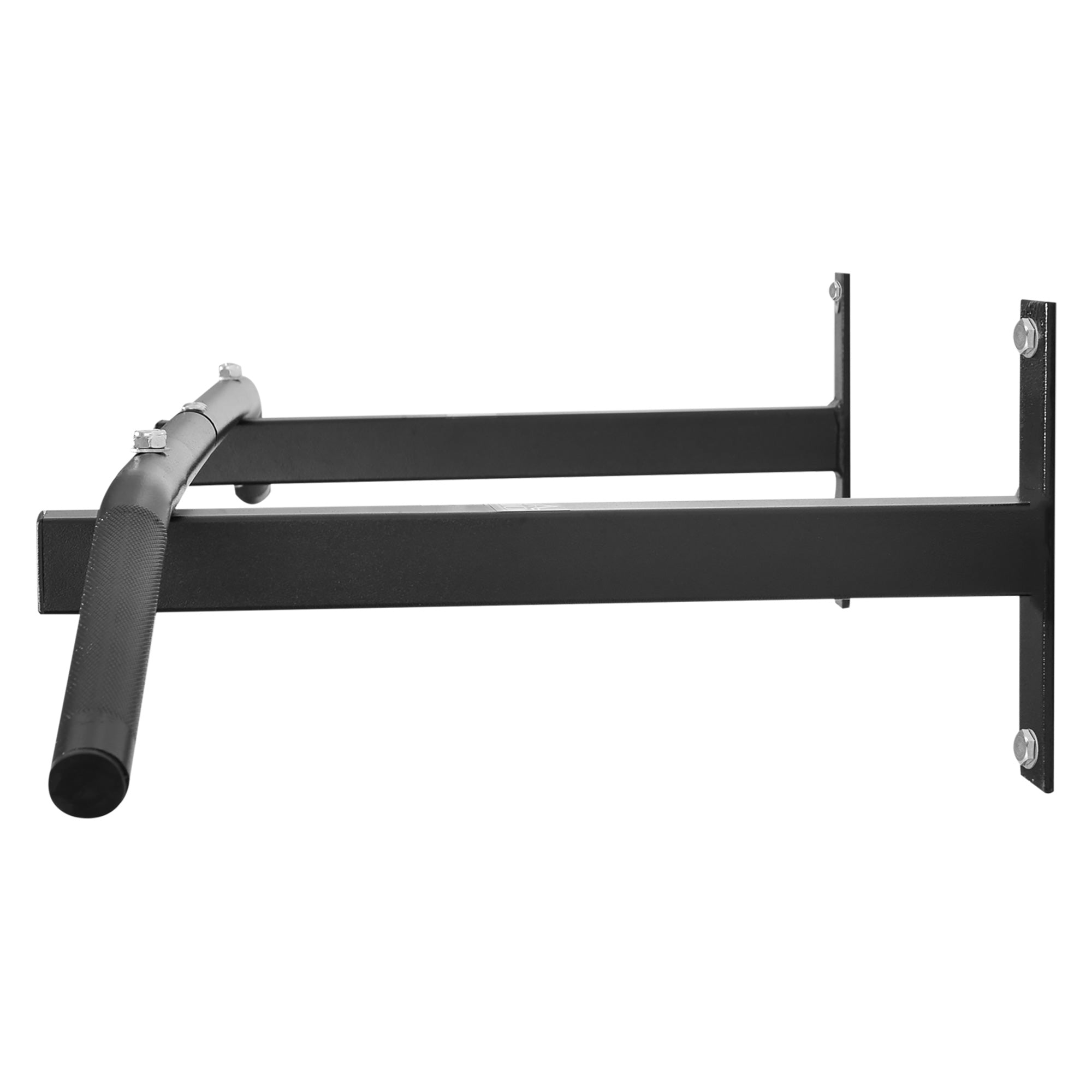 Professional Wall Mounted Pull Up Bar with Steel Structure, 113 x 41 x 20cm, Black