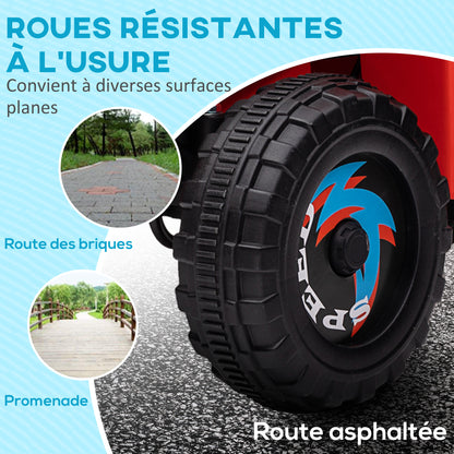 Electric Quad for Kids Battery-Powered Vehicle 6V with Forward and Reverse 70L x 41.5W x 48.5H cm Red