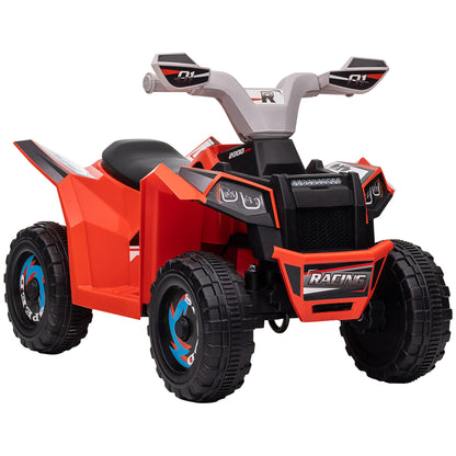 Electric Quad for Kids Battery-Powered Vehicle 6V with Forward and Reverse 70L x 41.5W x 48.5H cm Red