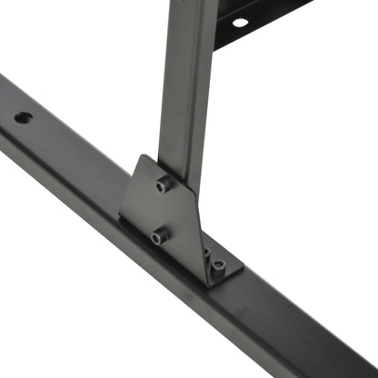 Room Divider 3-Panel 122 x 198 cm Privacy Screen with Stand with Willow Leaf Pattern Partition Room Divider for Garden, Patio, Steel, Black