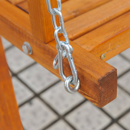 Hollywood Swing Garden Swing Bench Swing 3-Seater Larch
