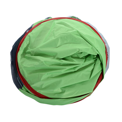 Green Red Pop-up Automatic Instant UV Protection Beach Shelter Beach Tent with Rear Window Large Floor Mat