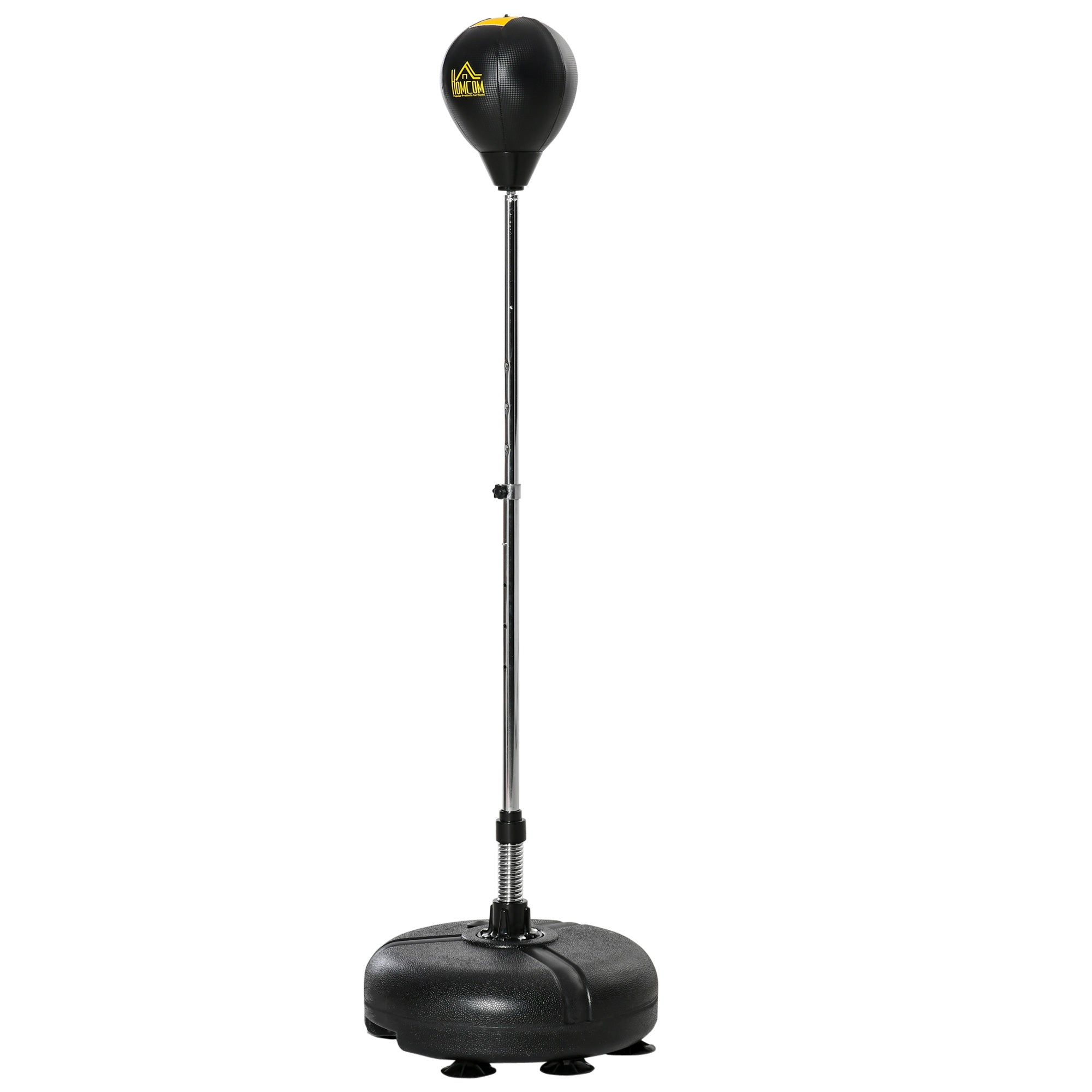 Punching Ball Set Free Standing Boxing Bag Training Set 133-151 cm Height Adjustable with 1 Pair of Gloves Suitable for Professionals and Beginners Black