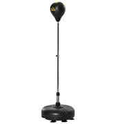 Punching Ball Set Free Standing Boxing Bag Training Set 133-151 cm Height Adjustable with 1 Pair of Gloves Suitable for Professionals and Beginners Black
