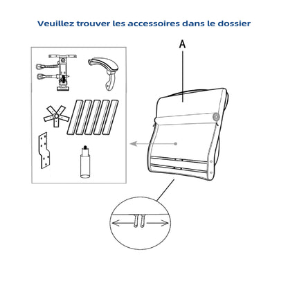 Office Chair Ergonomic Desk Chair Adjustable Height Reclining Backrest Armrests Footrest and Headrest Swivel Office Chair with Wheels 65x61x105-113cm Dark Gray