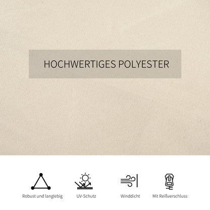 Side Wall 4-Piece Set for 3x4m Pavilion Side Walls with Hooks 352 x 205 cm Waterproof Stable Winterproof Side Panel Sides for Party Tent Garden Pavilion Beige