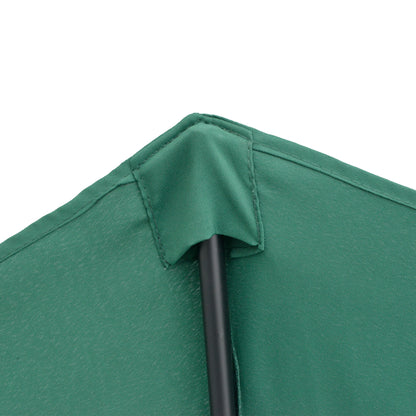 Umbrella 106x54x93 inches Garden Parasol with Crank and Semicircular Shape for Outdoor Terrace Patio Pool Green