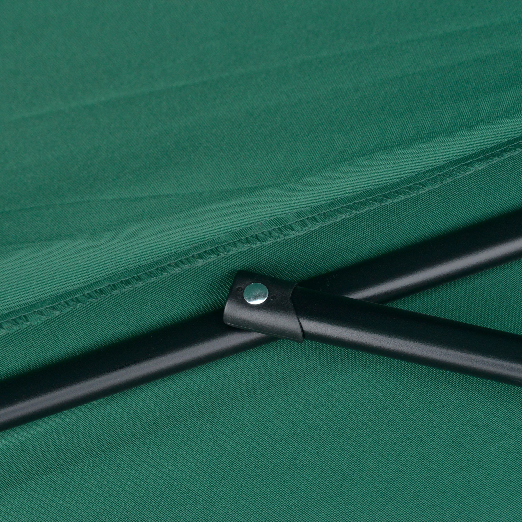 Umbrella 106x54x93 inches Garden Parasol with Crank and Semicircular Shape for Outdoor Terrace Patio Pool Green