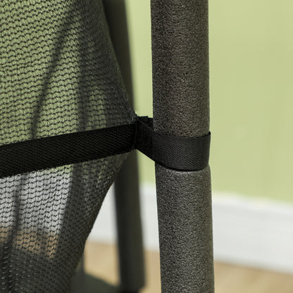 Children's Trampoline Ø140 cm, Trampoline with Safety Net, Edge Cover, Garden Trampoline for Children 3-10 Years, up to 50 kg Load Capacity, Black