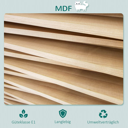 Cat Bed Cat Wall Bed Cat Shelf Wall Mount Plush Pad Brown 41 x 28 x 21 cm