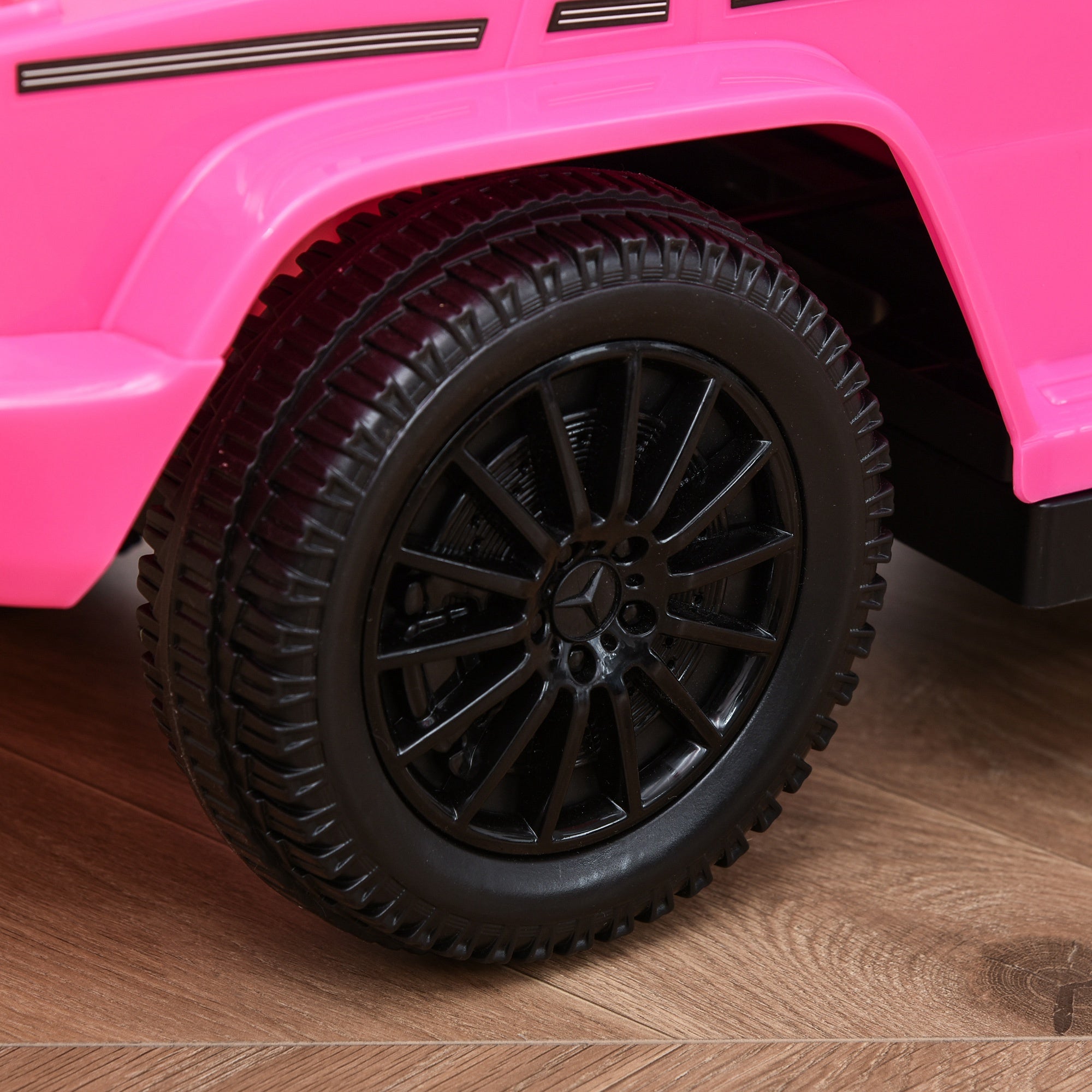 Kids Ride On Toy with Mercedes G350 License Ride On Toy for 1-3 Year Olds with Horn Removable Canopy and Guardrail Load 25 kg 85.5x40.5x95 cm Pink