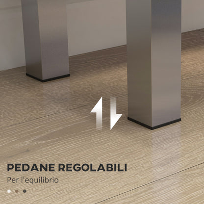 Shoe Rack for 15-20 Pairs of Shoes Size EU45, Space-Saving Shoe Rack with Adjustable Shelves and Soft-Close, Glossy White