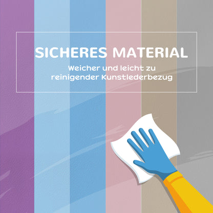 12-Piece Soft Blocks Foam Building Blocks Giant Blocks Construction Toy Foam Blocks for 1-3 Years Old Children Faux Leather EPE