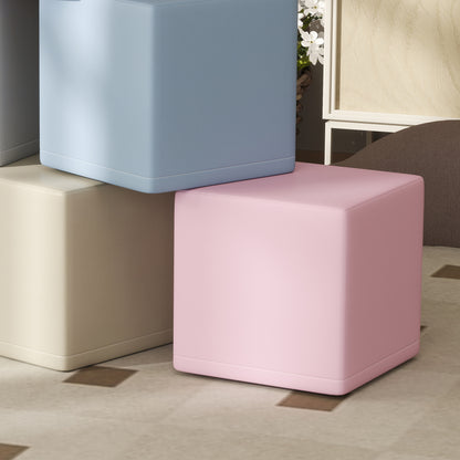 12-Piece Soft Blocks Foam Building Blocks Giant Blocks Construction Toy Foam Blocks for 1-3 Years Old Children Faux Leather EPE