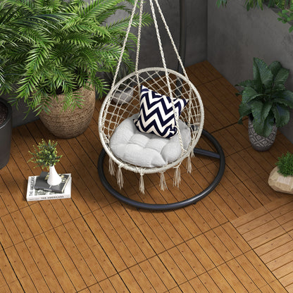 Terrace Tiles - Slats - Set of 12 pcs, Max. Surface 1.08 m²- interlocking, Very Simple Installation, dim. 30 x 30 cm