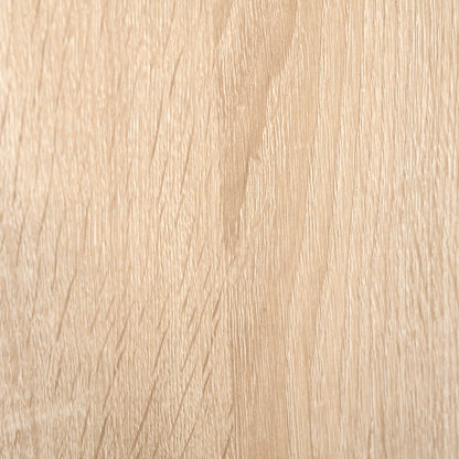 Buffet Storage Furniture Scandinavian Design 2 Cabinets Sliding Drawer White Oak Light