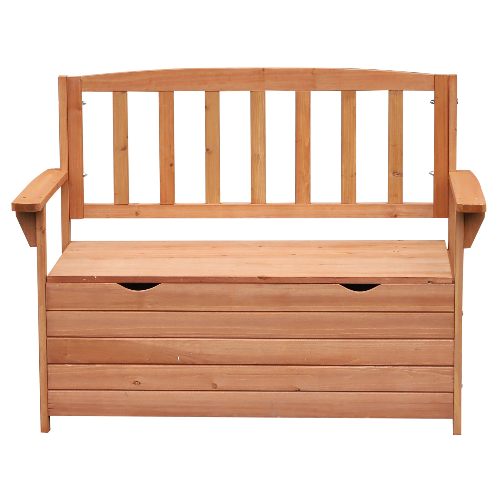 Garden Bench in Fir Wood with Storage Chest dim. 112L x 58W x 84H cm