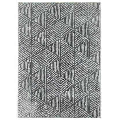 Short Pile Living Room Carpet in Modern Style, Washable Area Rug, Carpet for Living Room, Bedroom, 150 x 80 cm Dark Gray