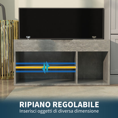 Padded Entryway Space-saving Shoe Rack, Entryway Furniture with Shoe Rack, with 3 Compartments, PU Leather Seat, for Living Room and Hallway, 80x30x43 cm, Black and Gray