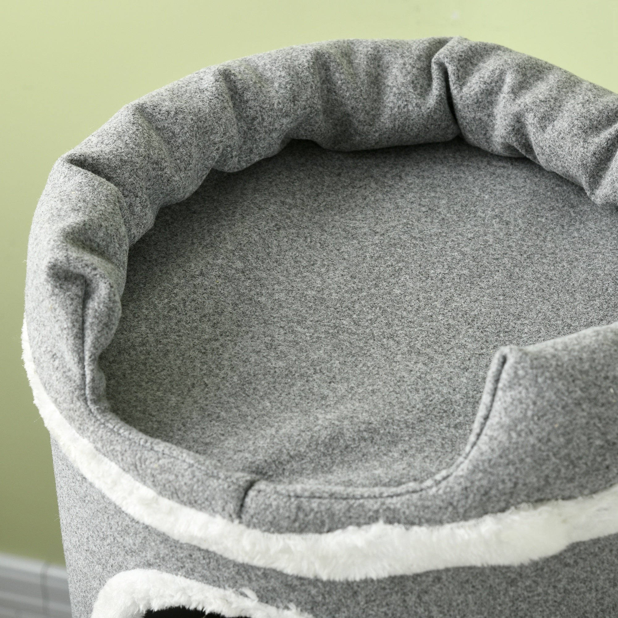 Cat Tree 99 cm Cat Tower with 3 Caves, Play Ball, Sisal Posts, Platform, Multi-Level Cat Scratching Post, Climbing Tree, for Medium Cats, Gray