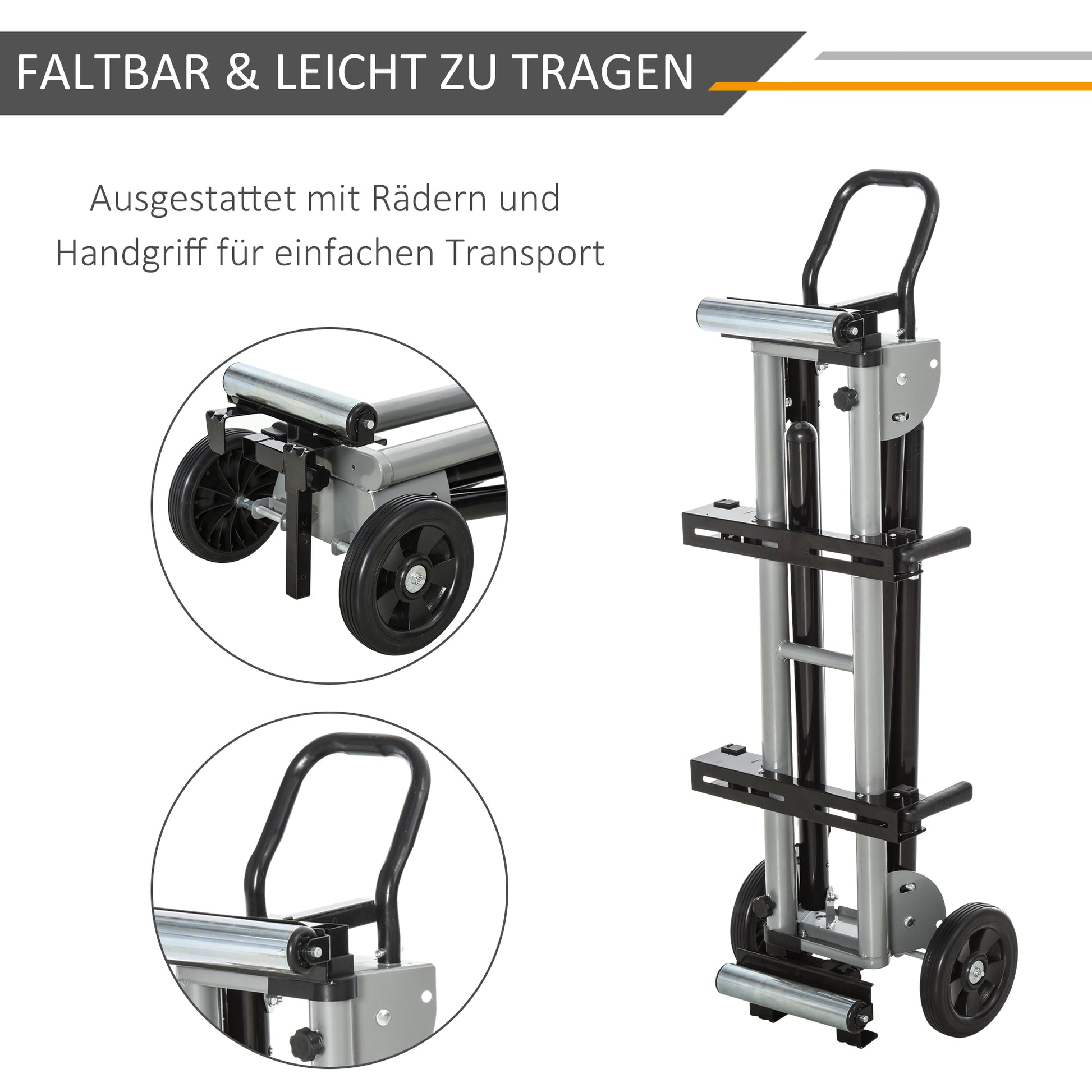 Stand for Chop Saws Workbench for Chop and Miter Saws Saw Stand Chop Saw Steel Black+Silver Side Extension 123.5-245 cm