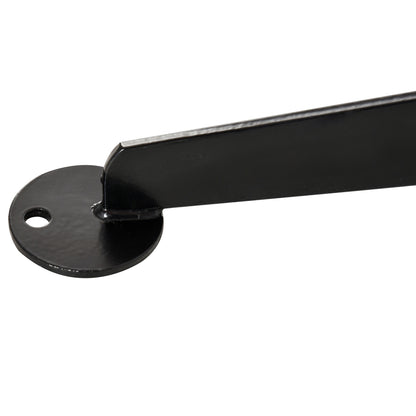 Hanging Chair Stand, Hanging Chair Support, X Base, C Frame, Spring Loop Included, Sturdy Metal Frame, max. load 120 kg, 114 x 80 x 208 cm, Black
