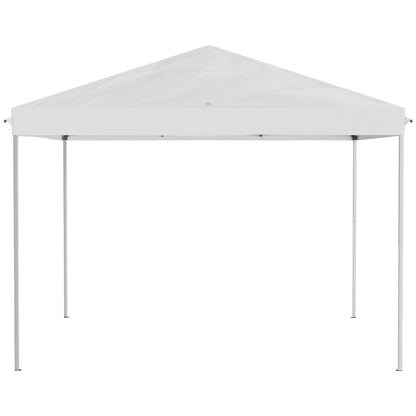 Pavilion approx. 3x3m, water-repellent Stable Winterproof Pop-up Folding Pavilion with UV Protection, Foldable Party Tent Garden Tent with 4 Side Panels, Bag Garden Pavilion for Camping Garden, Cream