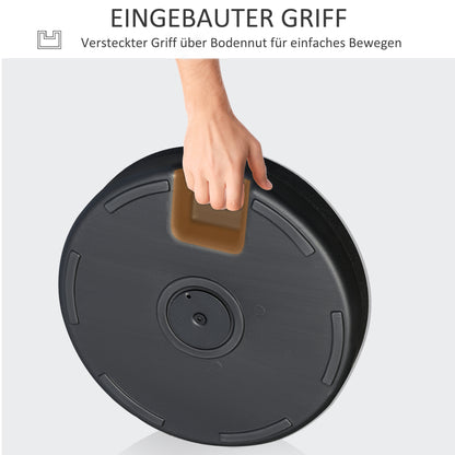 Umbrella Stand 22 kg Round Umbrella Base, Umbrella Weight, Stand for Umbrella 38/48mm Pole Diameter, for Balcony, Terrace, Garden, Black