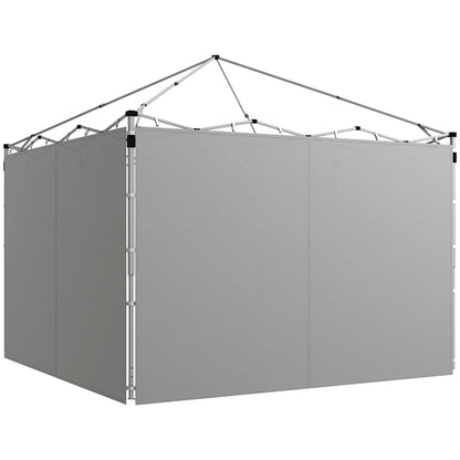 Gazebo Side Panels, for 3x3m or 3x6m Pop Up Gazebo, 2 packs of replacement side panels, gray