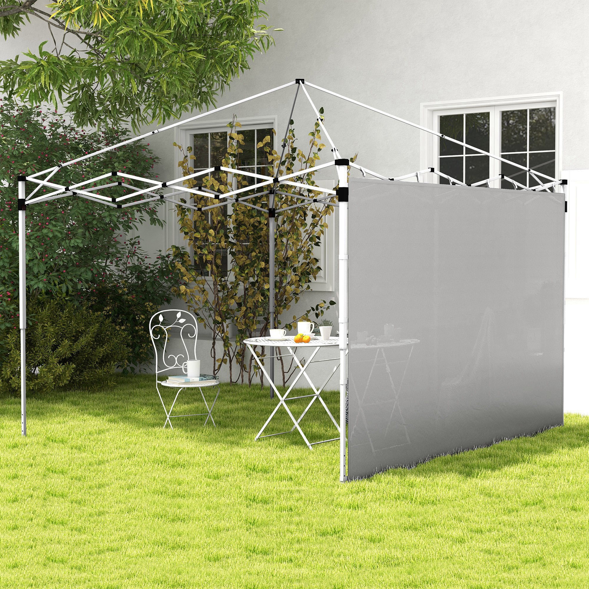 Gazebo Side Panels, for 3x3m or 3x6m Pop Up Gazebo, 2 packs of replacement side panels, gray