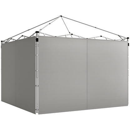 Gazebo Side Panels, for 3x3m or 3x6m Pop Up Gazebo, 2 packs of replacement side panels, gray