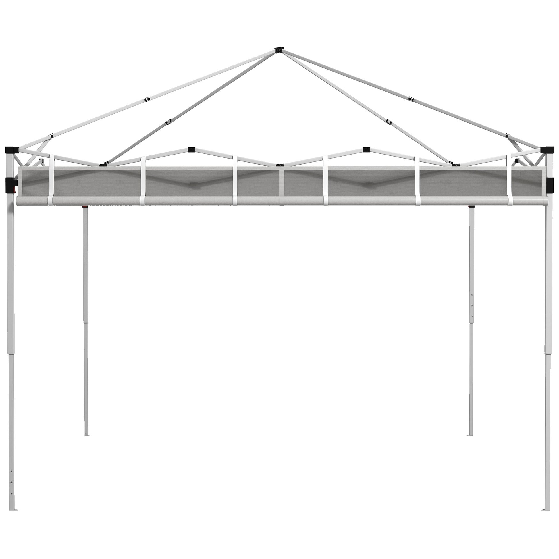 Gazebo Side Panels, for 3x3m or 3x6m Pop Up Gazebo, 2 packs of replacement side panels, gray