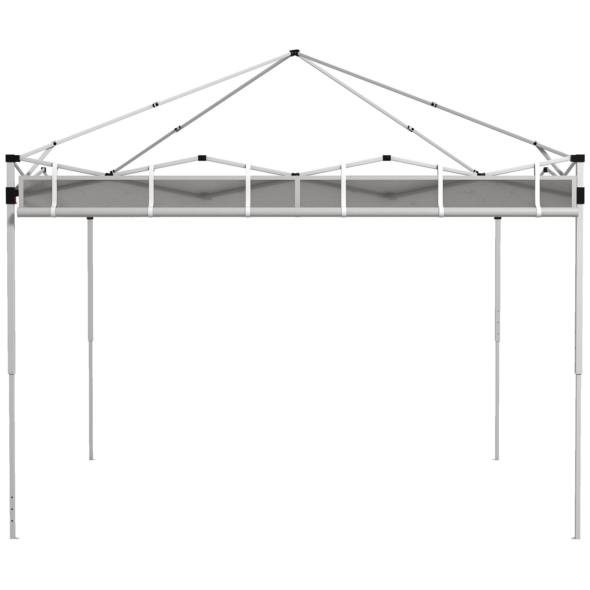 Gazebo Side Panels, for 3x3m or 3x6m Pop Up Gazebo, 2 packs of replacement side panels, gray