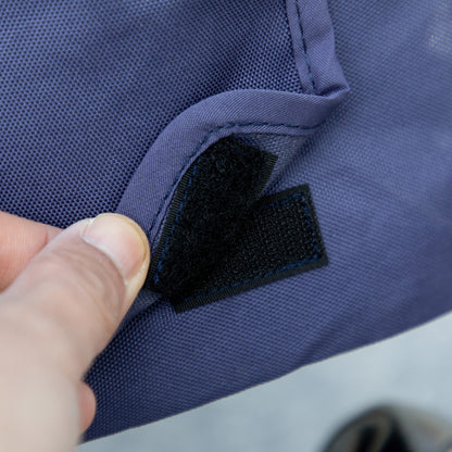 Dog Stroller, Foldable Dog Buggy, Dog Trolley with Cushion, Cat Buggy up to 20 kg, Cat Cart for Small and Medium Dogs with Side Pockets, Mesh Window, Oxford Fabric, Blue