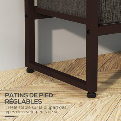 Clothing Rack, Coat Rack, Clothes Rack with 3 Fabric Drawers, Storage Shelves, and Hanging Rod, for Entryway, Bedroom, 58.5 x 30 x 178 cm, Brown