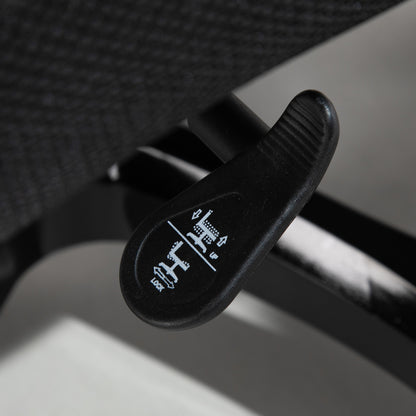 Office Chair, Ergonomic Desk Chair with Reclining Function, Swivel Function, Height Adjustable Computer Chair for Home Office, Faux Leather, Black