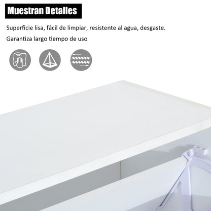 Modern Shoe Cabinet Entryway Shoe Rack Narrow with 2 Drawers and Adjustable Shelves for Hallway 60x24x80 cm White