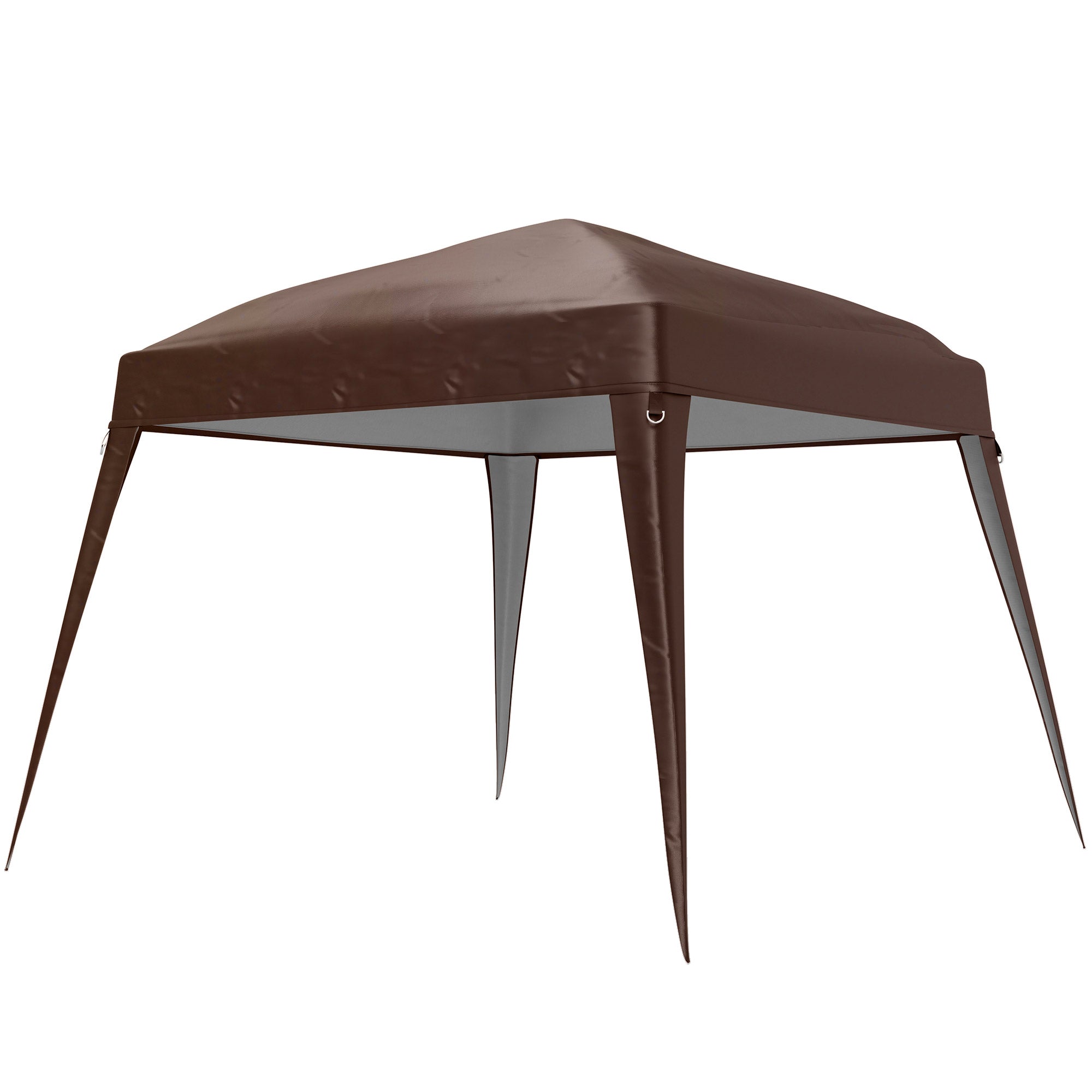 Replacement Canopy for Pavilion 3x3 m Base/ 2.4x2.4 m Top, Water-Resistant Pavilion Cover for Pop-Up Canopy, Sturdy Party Tent Replacement Canopy with Individual Cover for Garden Pavilion Coffee