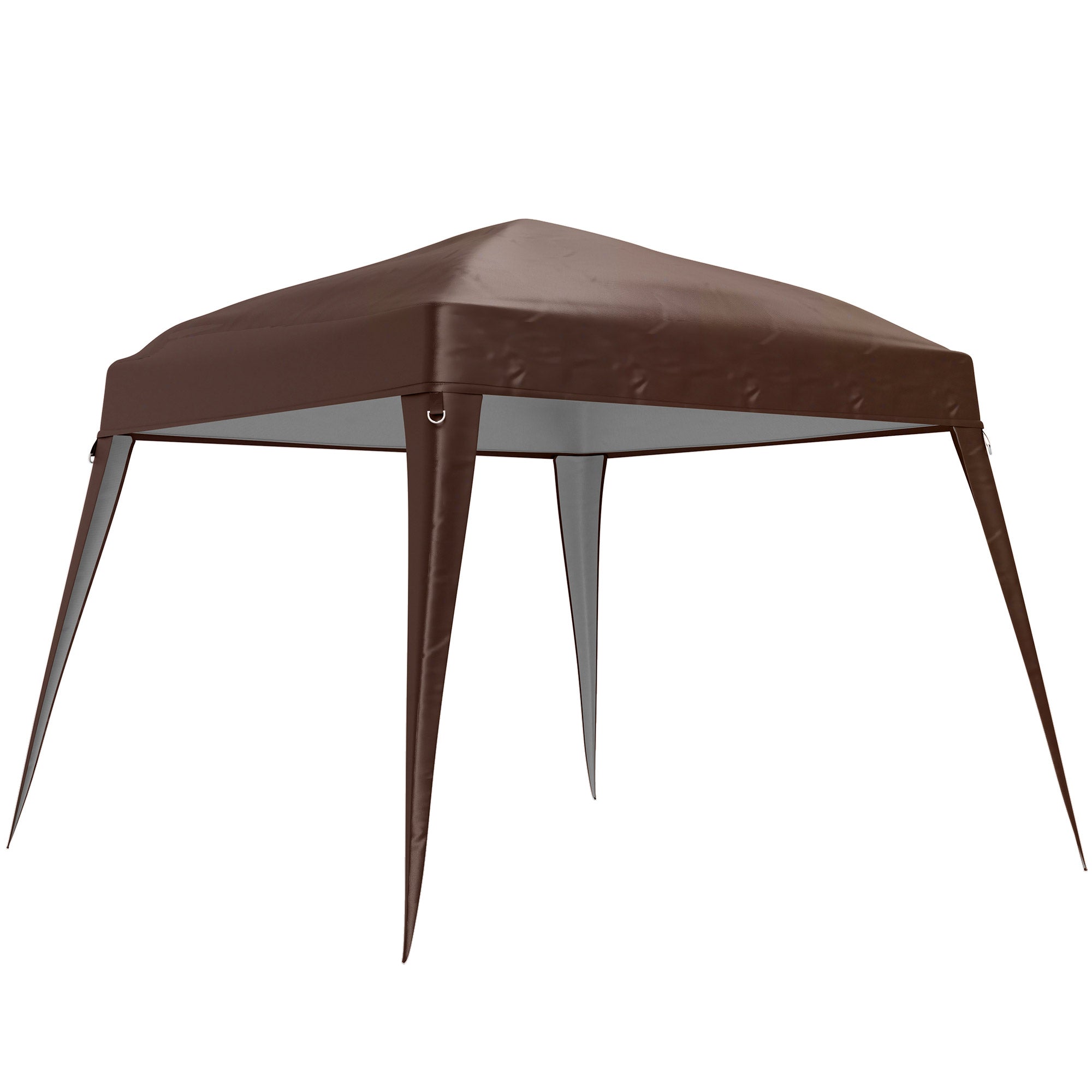 Replacement Canopy for Pavilion 3x3 m Base/ 2.4x2.4 m Top, Water-Resistant Pavilion Cover for Pop-Up Canopy, Sturdy Party Tent Replacement Canopy with Individual Cover for Garden Pavilion Coffee