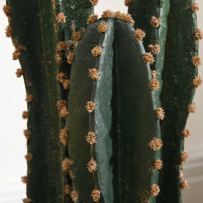 Realistic Large Artificial Cactus Big Size Plant Dimensions Ø 17 x 60H cm Green