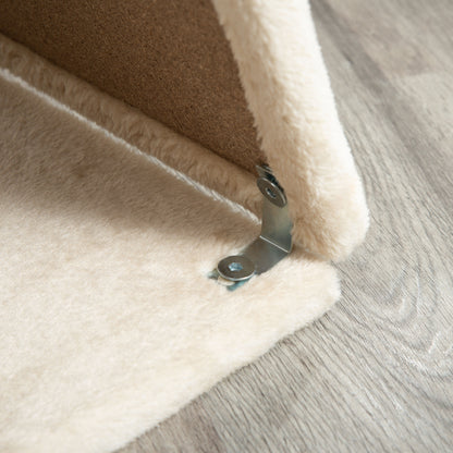 Cat Tree 76 cm Cat Tower with 2 Play Balls, Sisal Posts, Bed, Scratching Board, Multi-Level Cat Scratching Tree, Climbing Tree, for Medium-Sized Cats, Light Brown