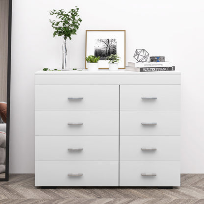 Mobile with Drawers Chest of Drawers in Wood for Bedroom, Kitchen, Bathroom 90×35×73cm White