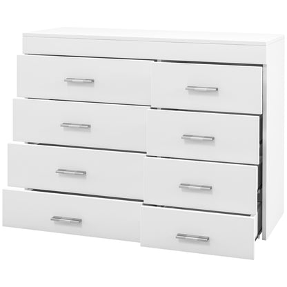 Mobile with Drawers Chest of Drawers in Wood for Bedroom, Kitchen, Bathroom 90×35×73cm White