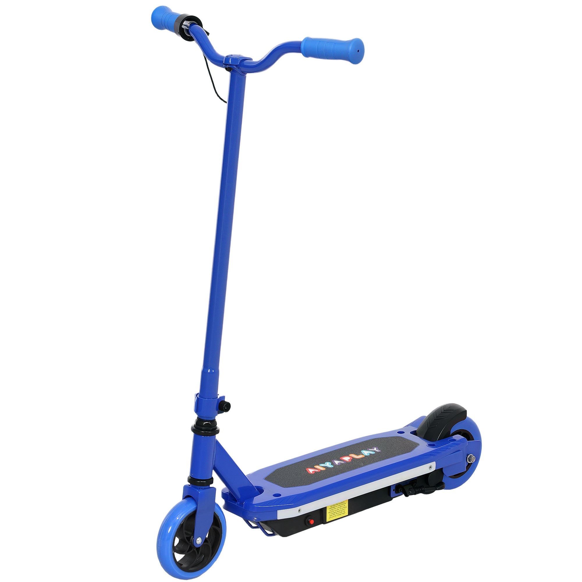 Electric Scooter for Kids 6-14 Years Electric Scooter Max. 10 km/h 80 W Motor Maximum Autonomy 8 km Children's Electric Scooter with LED Lights Rear Brake Blue