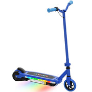 Electric Scooter for Kids 6-14 Years Electric Scooter Max. 10 km/h 80 W Motor Maximum Autonomy 8 km Children's Electric Scooter with LED Lights Rear Brake Blue