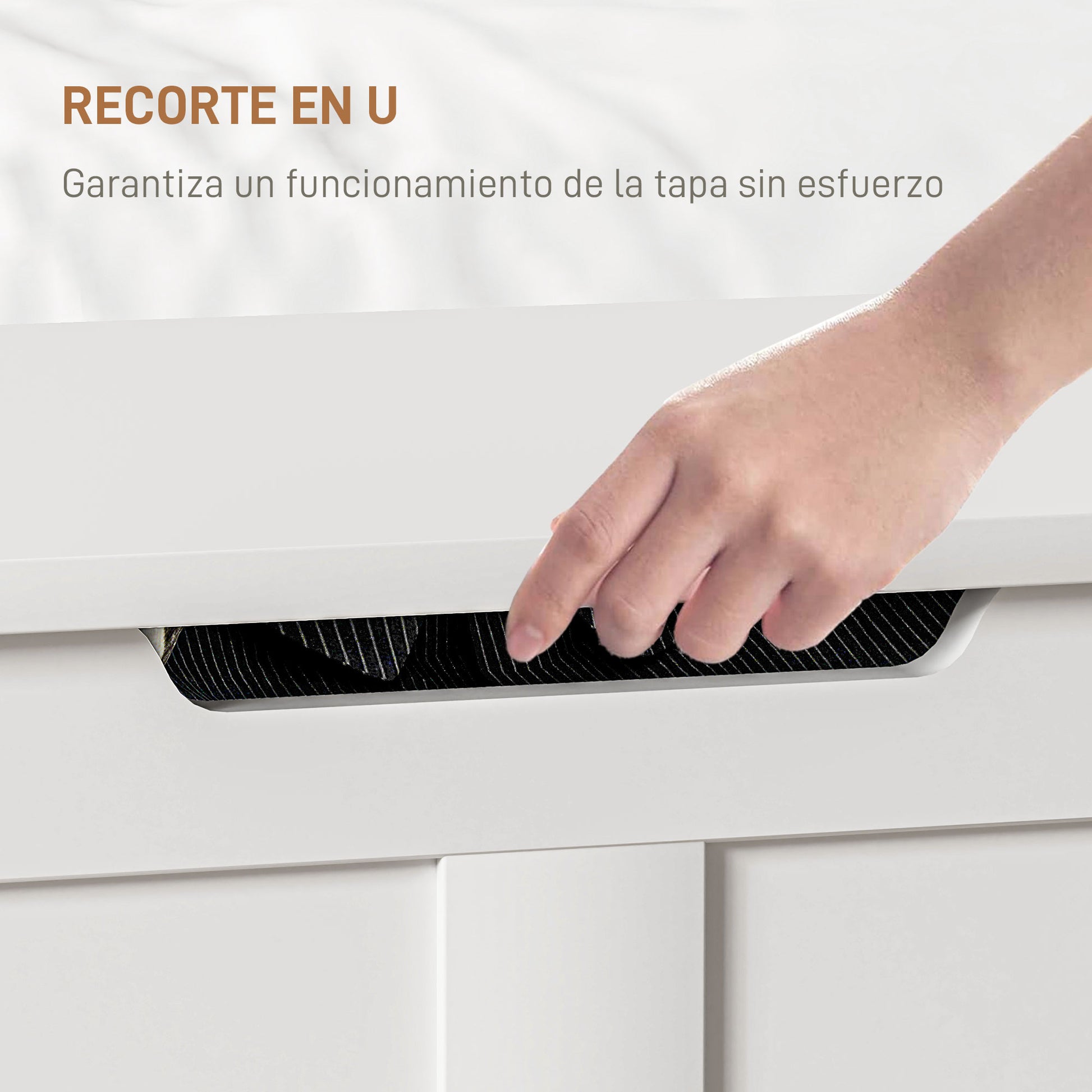 Bedroom Storage Chest 100 L Storage Bench with Safety Hinge for Hallway Living Room 80x40x45 cm White