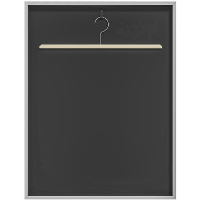 Frame box T-frame jersey frame in aluminum and UV protection acrylic, 70 x 90 cm