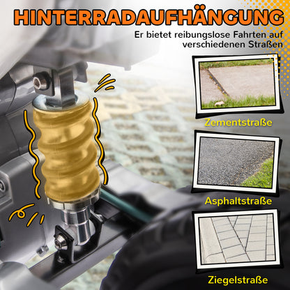 Kids Electric Motorcycle, 12V Children's Bike with Music, Children's Vehicle with Removable Training Wheels, 2.4-5 km/h, for 3-6 years old kids, max. 30 kg, Orange